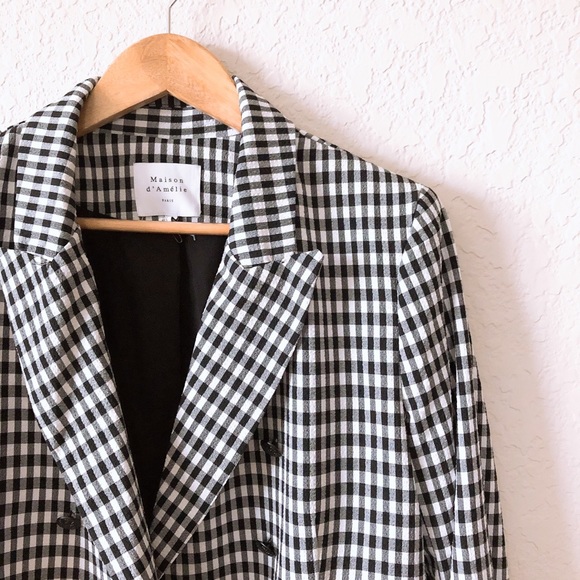Maison d’ Amélie Paris Gingham Blazer - Picture 6 of 12